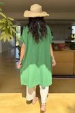 Made in Italy Sahara Star Sack Dress Garros Green